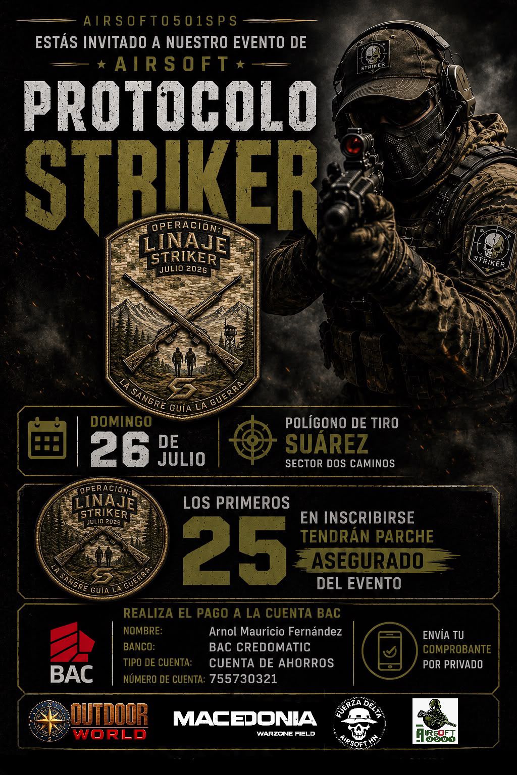 Operación Linaje Striker Fecha